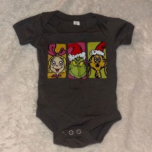 Baby grinch onesie